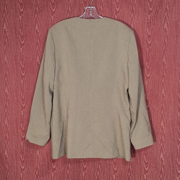 LE SUIT 2 Piece Skirt Suit Women’s Size 14 Brown - Picture 3 of 13